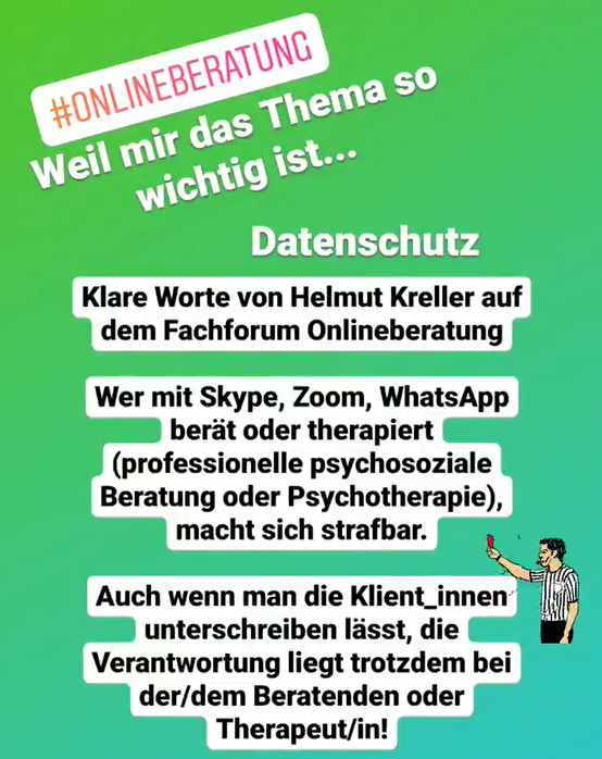 Onlineberatung und Datenschutz
